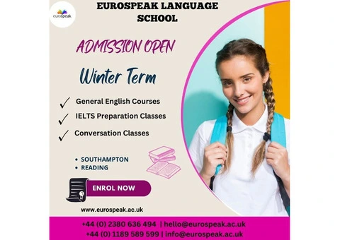 Secure Your Admission for the Winter Term at Eurospeak Language School!