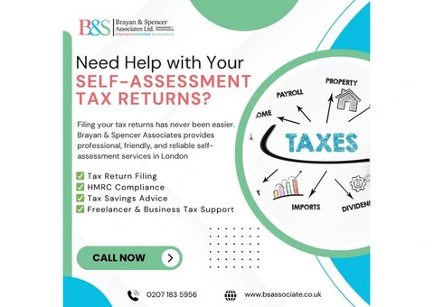 Self Assessment Tax Return Services in London – Register by 5 October 2025