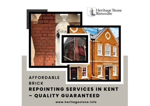 Affordable Brick Repointing Services in Kent – Quality Guaranteed