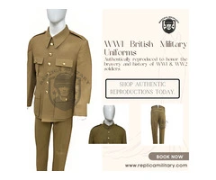 WW1 British military uniforms