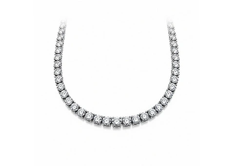 Stunning Diamond Tennis Necklace Available in London