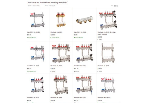 Reliable Underfloor Heating Manifold – Sunlion Sanitary