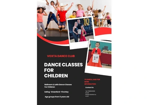 Dance for children, Dance classes for children, Dancing in West London for kids