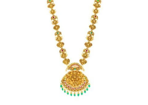 Elegant Haram Designs in Gold | CMR Jewellery