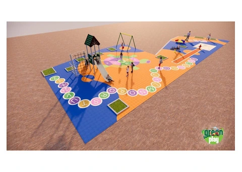 EPDM Flooring for Children's Playground and Sports Field - 3/3