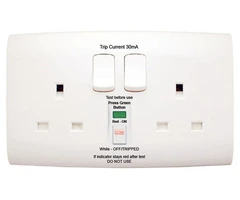 Get RCD Socket Units with Safety Lock at Enrgtech