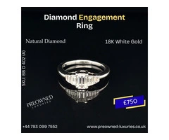 Buy Elegant Pre-Owned Diamond Engagement Ring Online