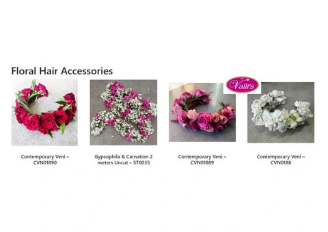 Floral on Hair Comb