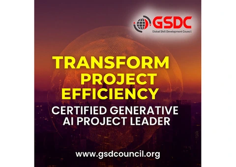 Transform Project Efficiency – Certified Generative AI Project Leader