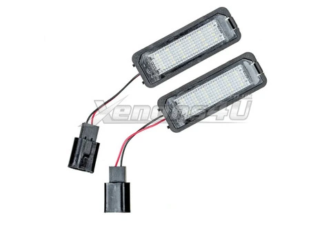VW Golf MK4 MK5 MK6 MK7 Hatchback LED Number Plate Lights