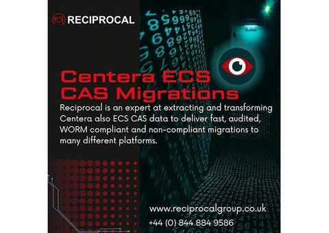 Seamless Centera ECS CAS Migration Solutions by Reciprocal Group