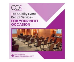 Top-Quality Event Rental Services for Your Next Occasion