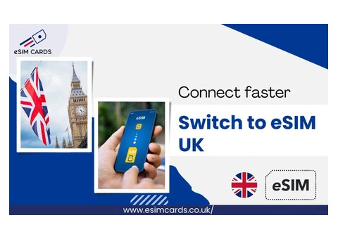Affordable Prepaid eSIM UK for Smooth Internet | eSIM Cards