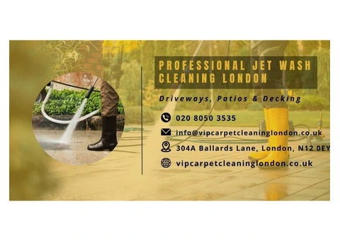 Professional Jet Wash Cleaning London | Driveways, Patios & Decking