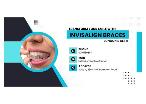 TRANSFORM YOUR SMILE WITH INVISALIGN BRACES – LONDON'S BEST!