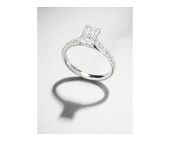 Stunning 1.30ct Emerald and Diamond Pave Ring | Layla UK