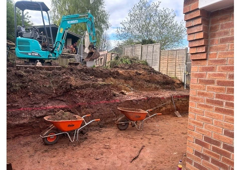 mini and micro digger hire with driver - 8/8