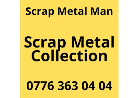 Scrap metal Collection Top price Paid 0776363-0404