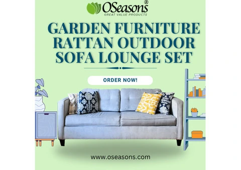 Garden Furniture Rattan Outdoor Sofa Lounge Set – Enjoy Comfort in Style
