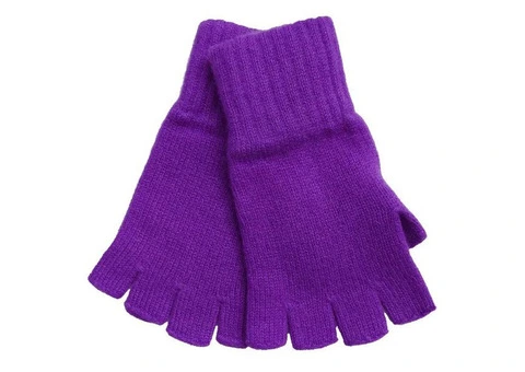 Gloves Purple – Luxury Winter Style by TCG London