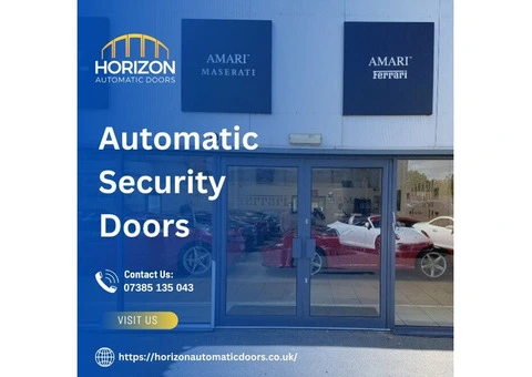 Secure Your Property with Reliable Automatic Security Doors