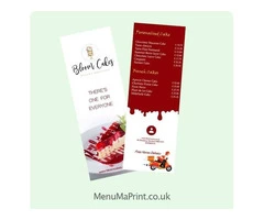 DL Leaflets Printing | DL Menu Printing Services | MenuMa Print