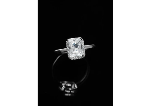 Timeless Elegance Asscher Cut Diamond Ring