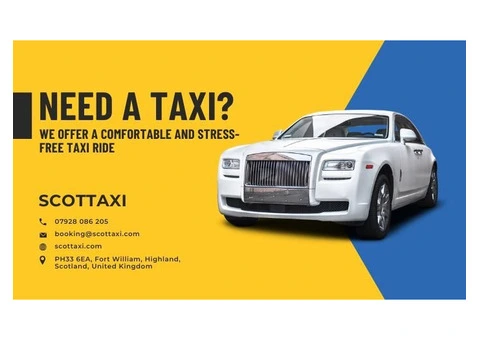 Fort William's Top-Rated Taxi – ScotTaxi