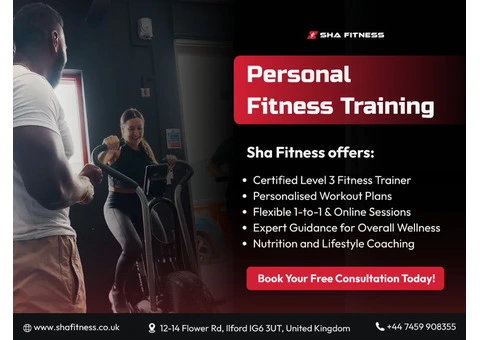 Sha Fitness—Expert Personal Fitness Training in East London