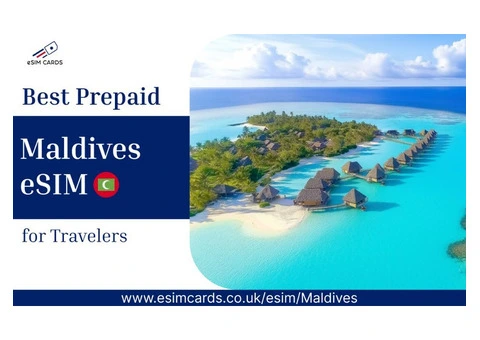 Never Miss a Moment – Get eSIM Maldives with eSIM Cards Today