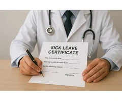 Get a Sick Leave Certificate Online — Fast, Reliable & UK-Recognised