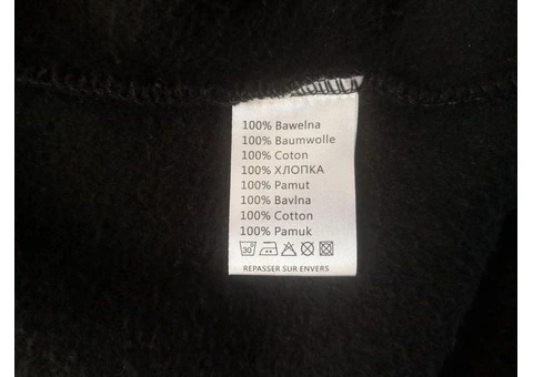MONCLER Embroidered Zip Up Hooded Cotton Sweatshirt. Brand new, unused with original tag. - 12/21