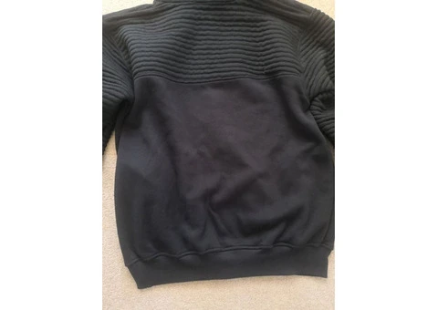 MONCLER Embroidered Zip Up Hooded Cotton Sweatshirt. Brand new, unused with original tag. - 14/21
