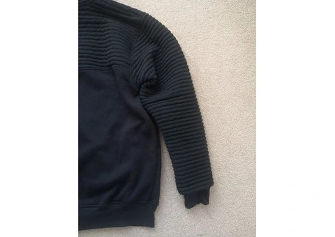 MONCLER Embroidered Zip Up Hooded Cotton Sweatshirt. Brand new, unused with original tag. - 17/21