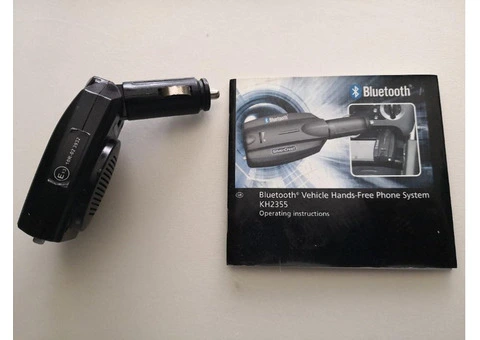 In Car Bluetooth Hands Free Mobile Phone Plug In Device. - 3/5
