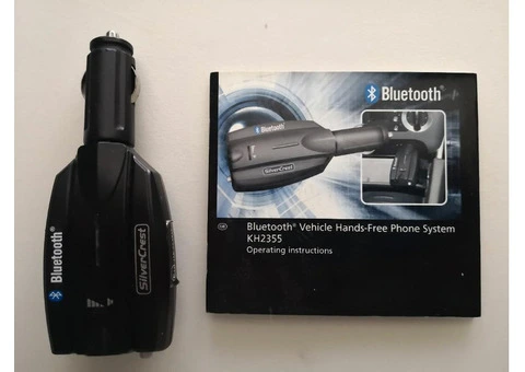 In Car Bluetooth Hands Free Mobile Phone Plug In Device. - 4/5