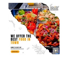 We offer the best food in town - Golden Grouse