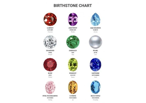 Find Your Birthstone Chart Colors Zodiac Match, and Meaning JewelPin - 2/4