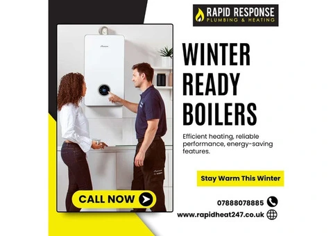 Boiler Installation in London by Rapid Response Plumbing & Heating - 1/6