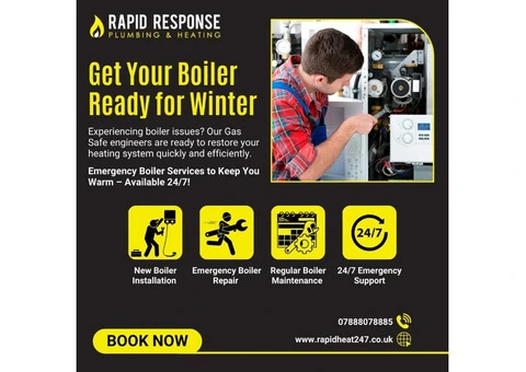 Boiler Installation in London by Rapid Response Plumbing & Heating - 2/6