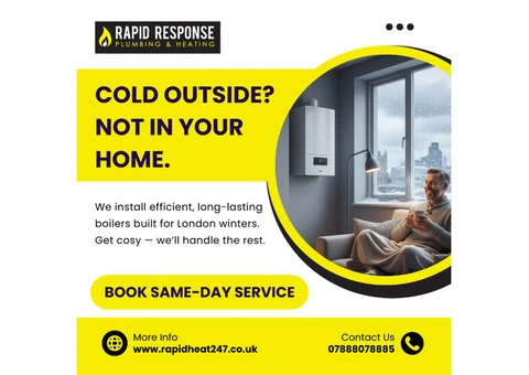 Boiler Installation in London by Rapid Response Plumbing & Heating - 4/6