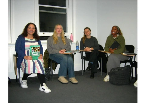 Brazilian-Portuguese beginner course in central London. Jan-Apr 2026