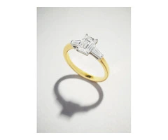Shop 100% 2ct Emerald Lab Grown diamond ring | Layla Diamonds