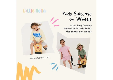 Make Every Journey Smooth with a Kids Suitcase on Wheels | Little Rolla UK