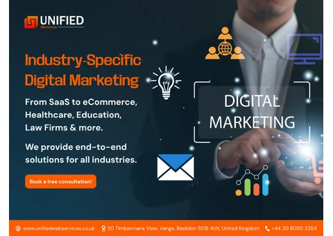 Industry-Specific Digital Marketing Services in Essex – Unified Web Services