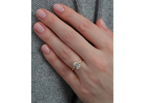 Luxury 2ct Lab Grown Diamond Ring Hidden Halo | Layla Diamonds