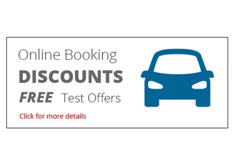 Intensive driving courses are now available at a discount of £20! 