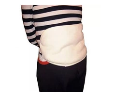 Wool Pile Back Warmer to comfort back pain for anyone.