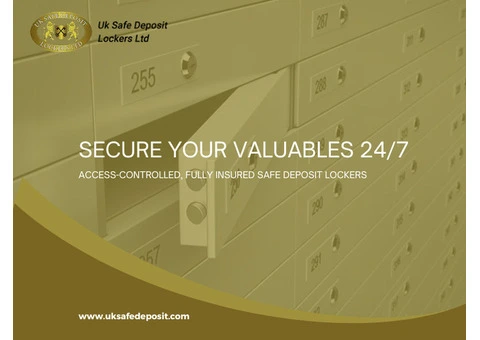 Secure Your Valuables – Safe Deposit Lockers Available