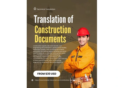 Certified Translation of Construction Documents in the UK